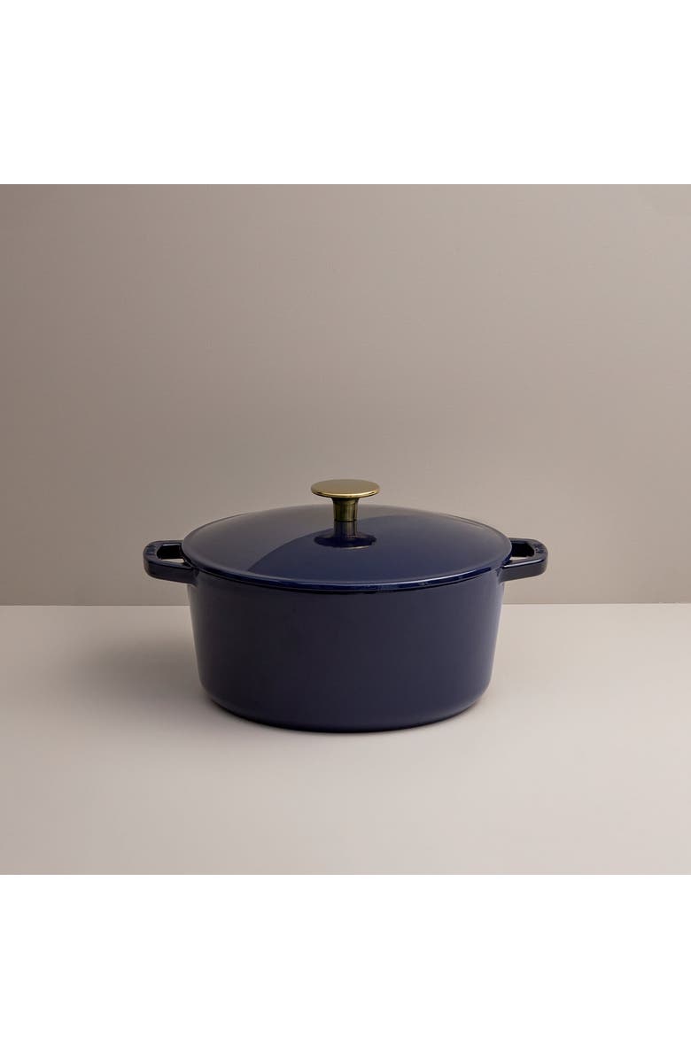 KANA 3.5 Quart Mini Dutch Oven, Main, color, Navy Blue