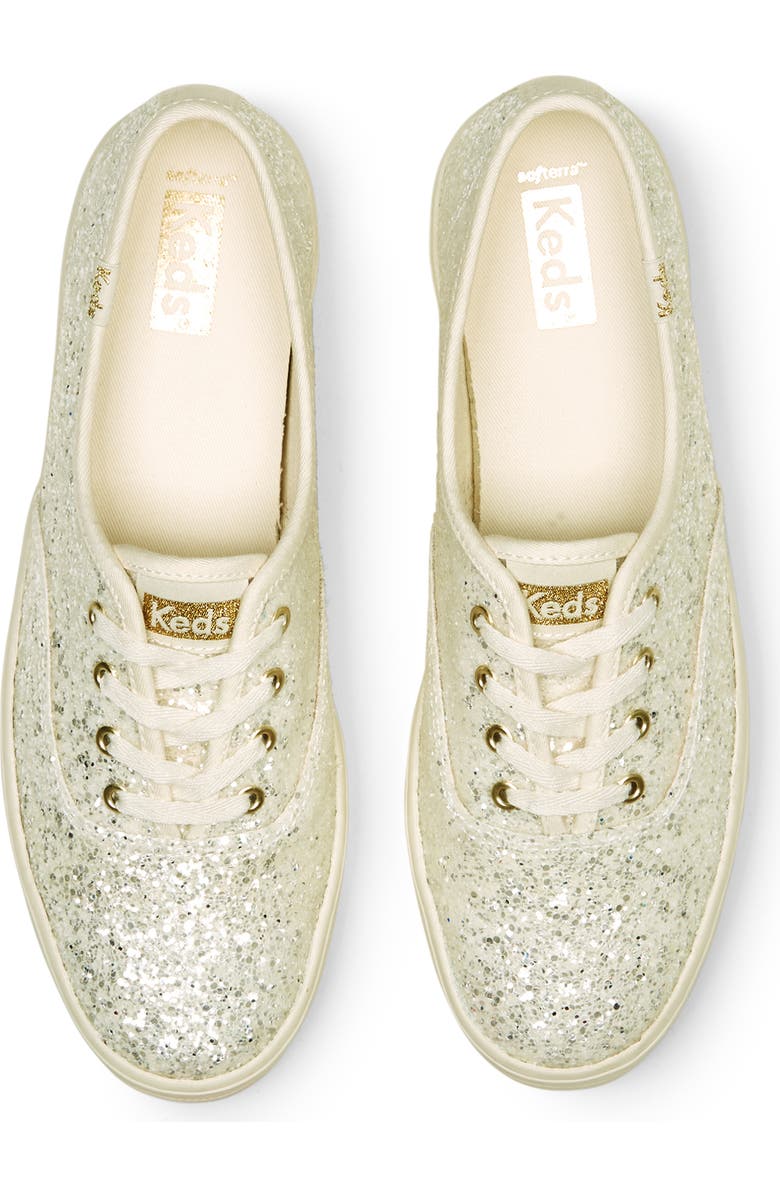 Keds<sup>®</sup> The Platform Glitter Sneaker, Alternate, color,