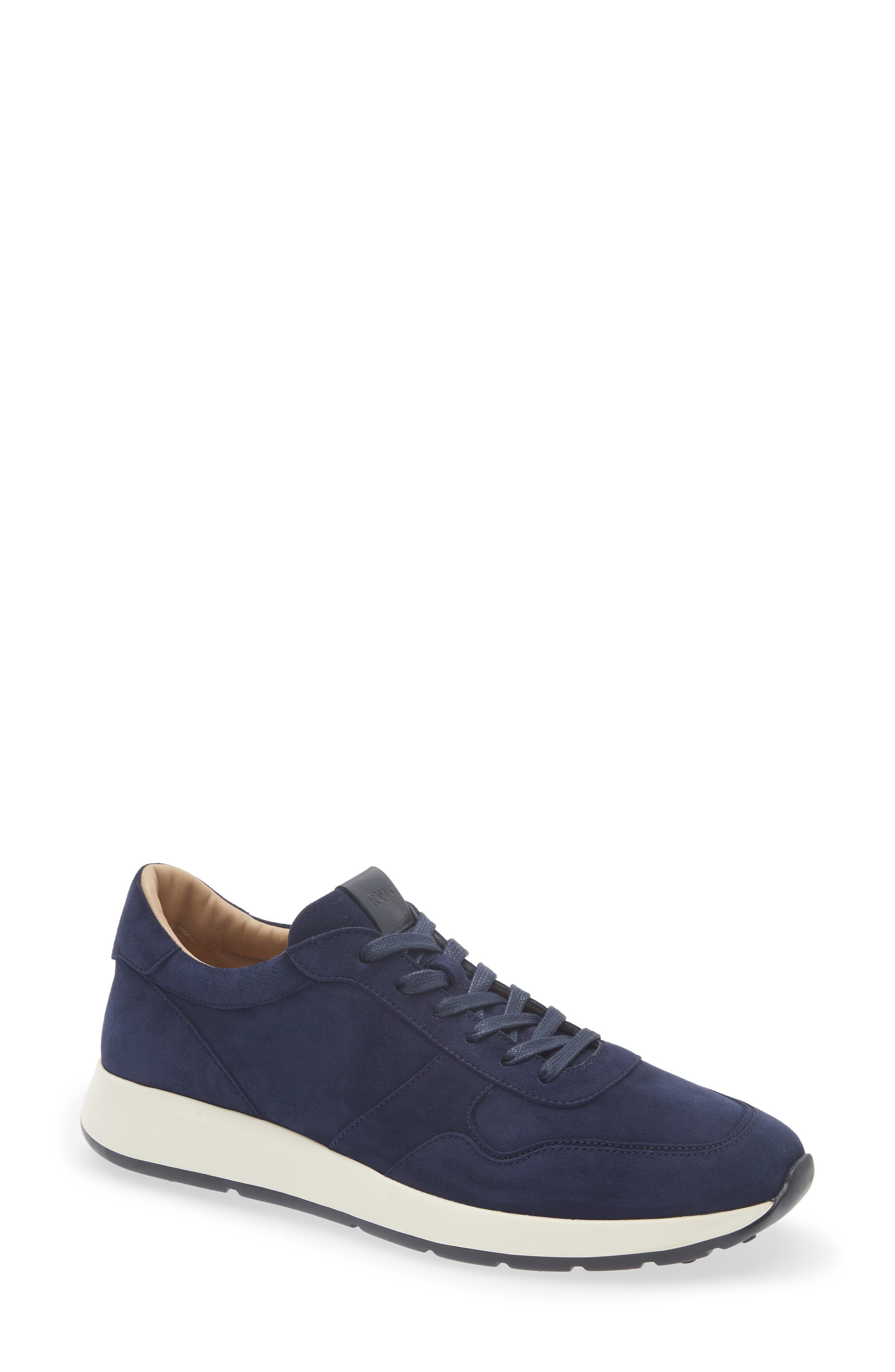 Leather Sneaker, Main, color, GALASSIA SC/ NOTTE