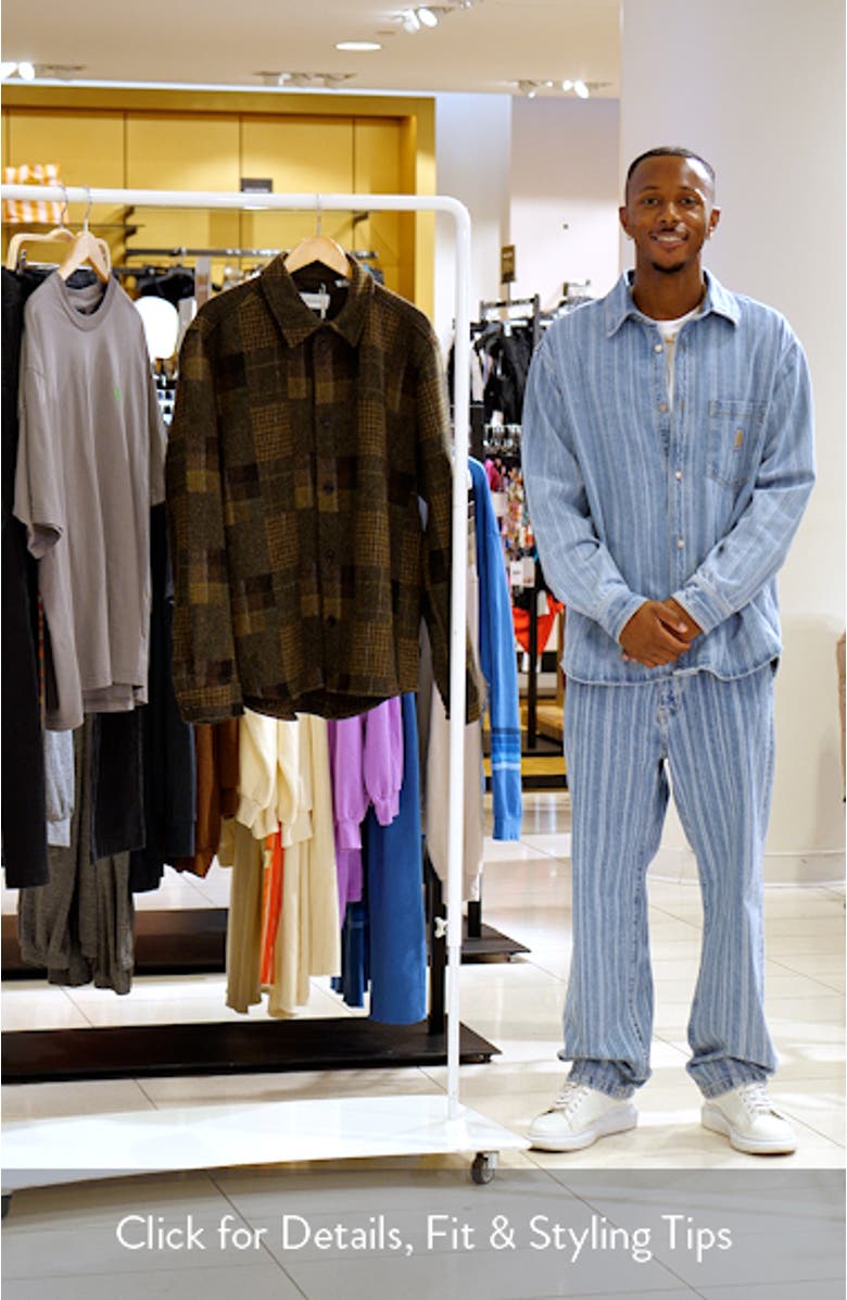 Kody Patchwork Wool Overshirt, sales video thumbnail