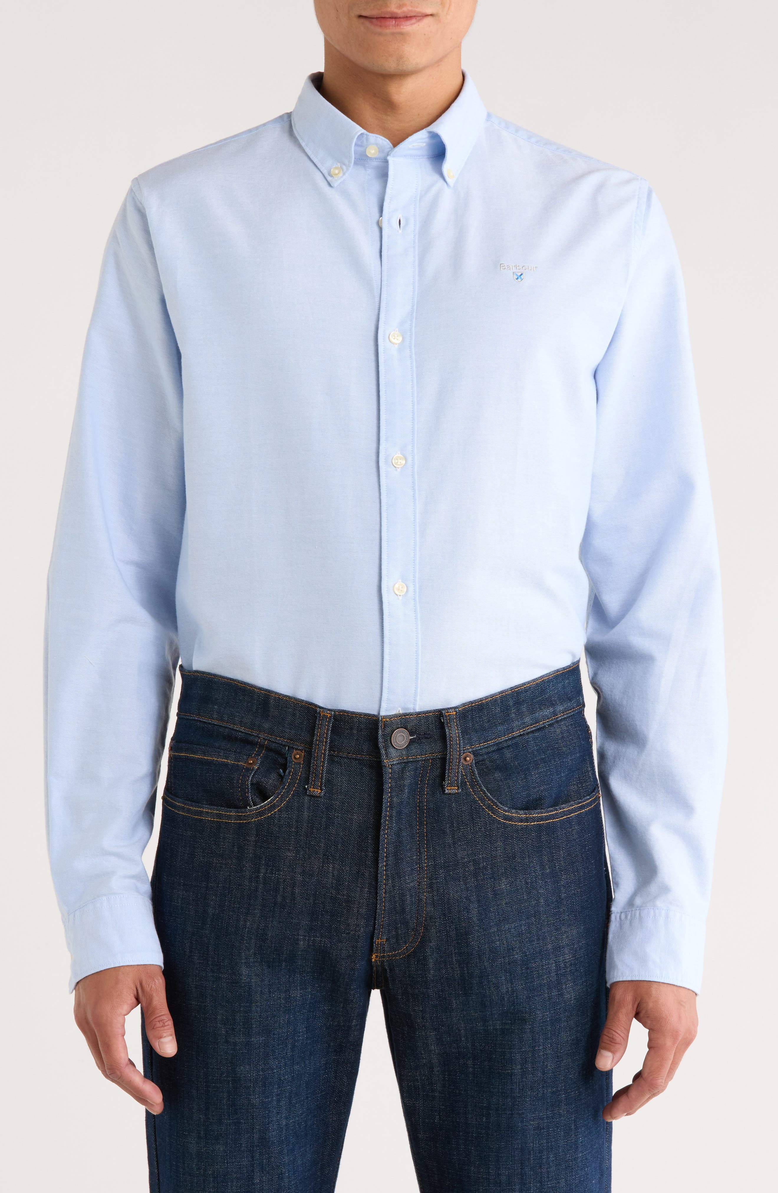 Barbour Oxtown Tailored Fit Cotton Button-Down Shirt