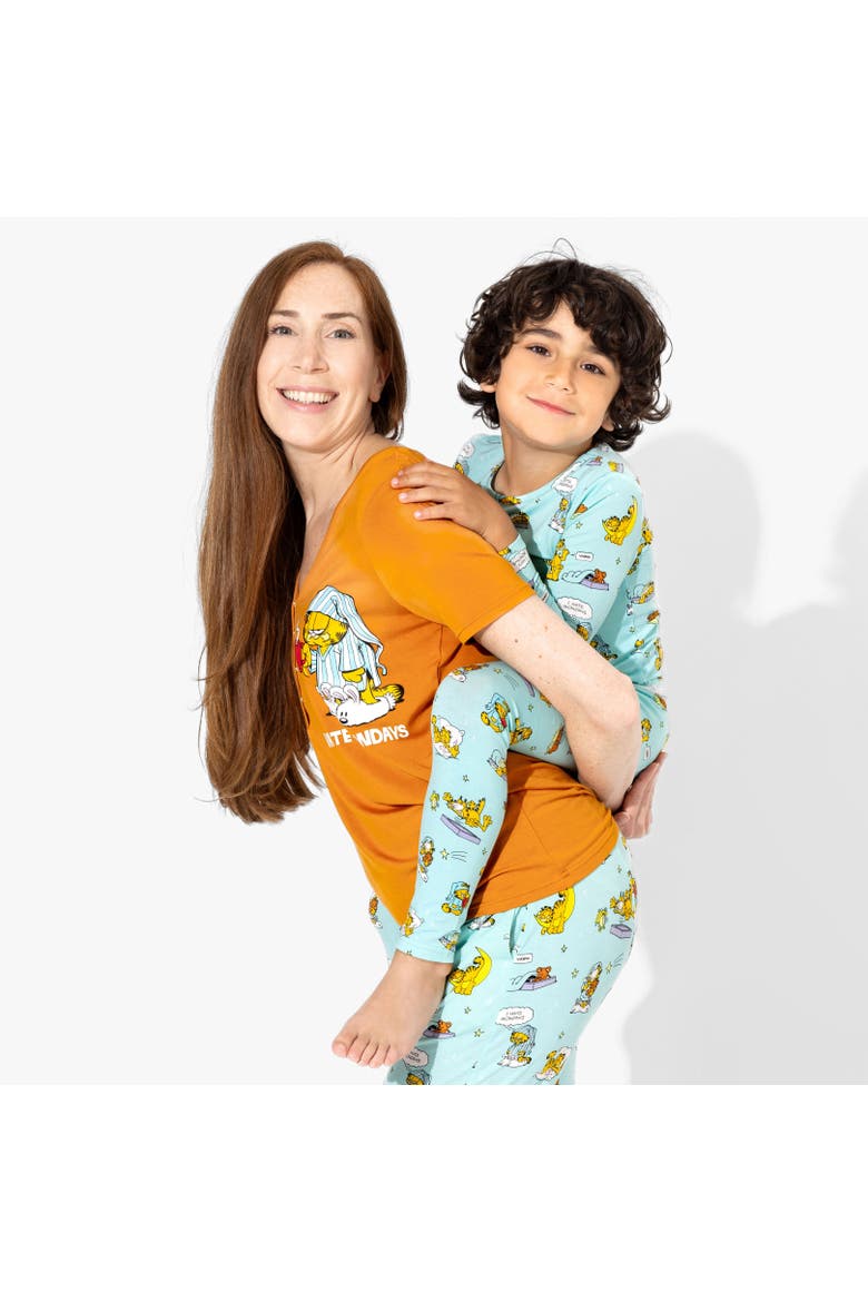 Kids' Garfield Lazy Mondays Set of 2 Piece Pajamas, Alternate, color, Garfield: Lazy Mondays