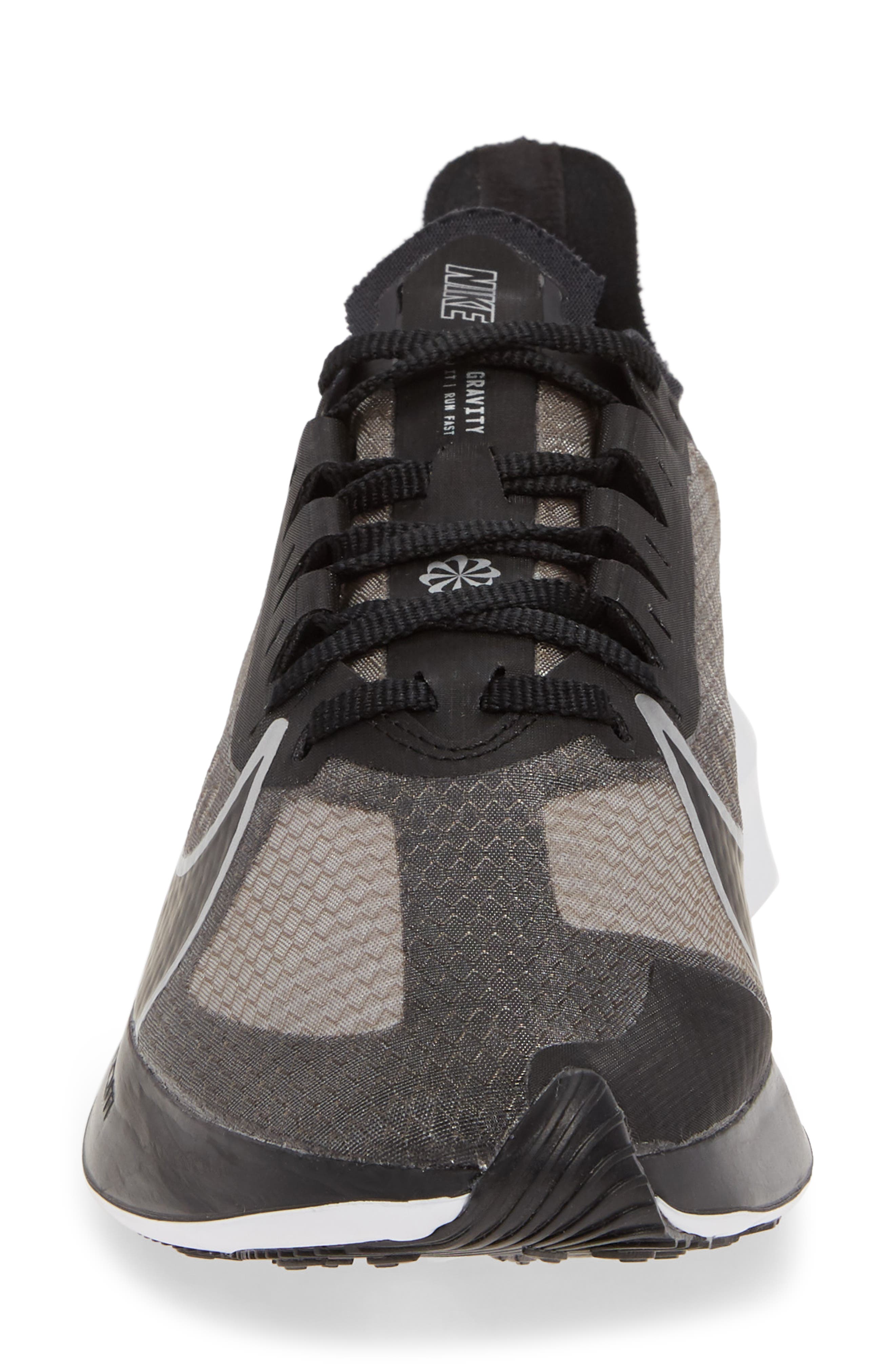 Zoom Gravity Running Shoe, Alternate, color, PLATINUM/ WHITE/ RED ORBIT