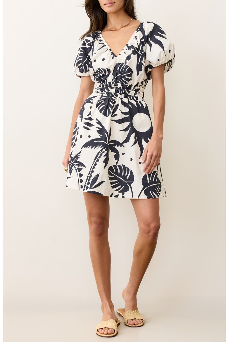 Emery Cotton Poplin Dress, Main, color, STARLIT DESERT