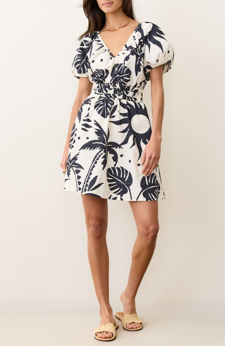 Marine Layer Emery Cotton Poplin Dress, Main, color,