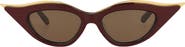 Valentino 49mm Cat Eye Sunglasses