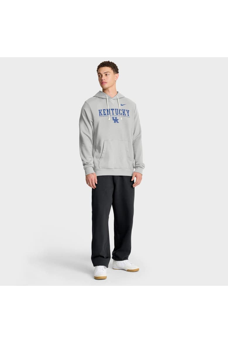 Men's Nike Gray Kentucky Wildcats 2025 Sideline Standard Issue Dri-FIT Hoodie, Alternate, color, Gray