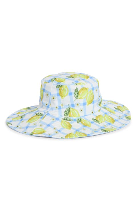 Reversible Wide Brim Bucket Hat