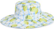 BCBG Reversible Wide Brim Bucket Hat