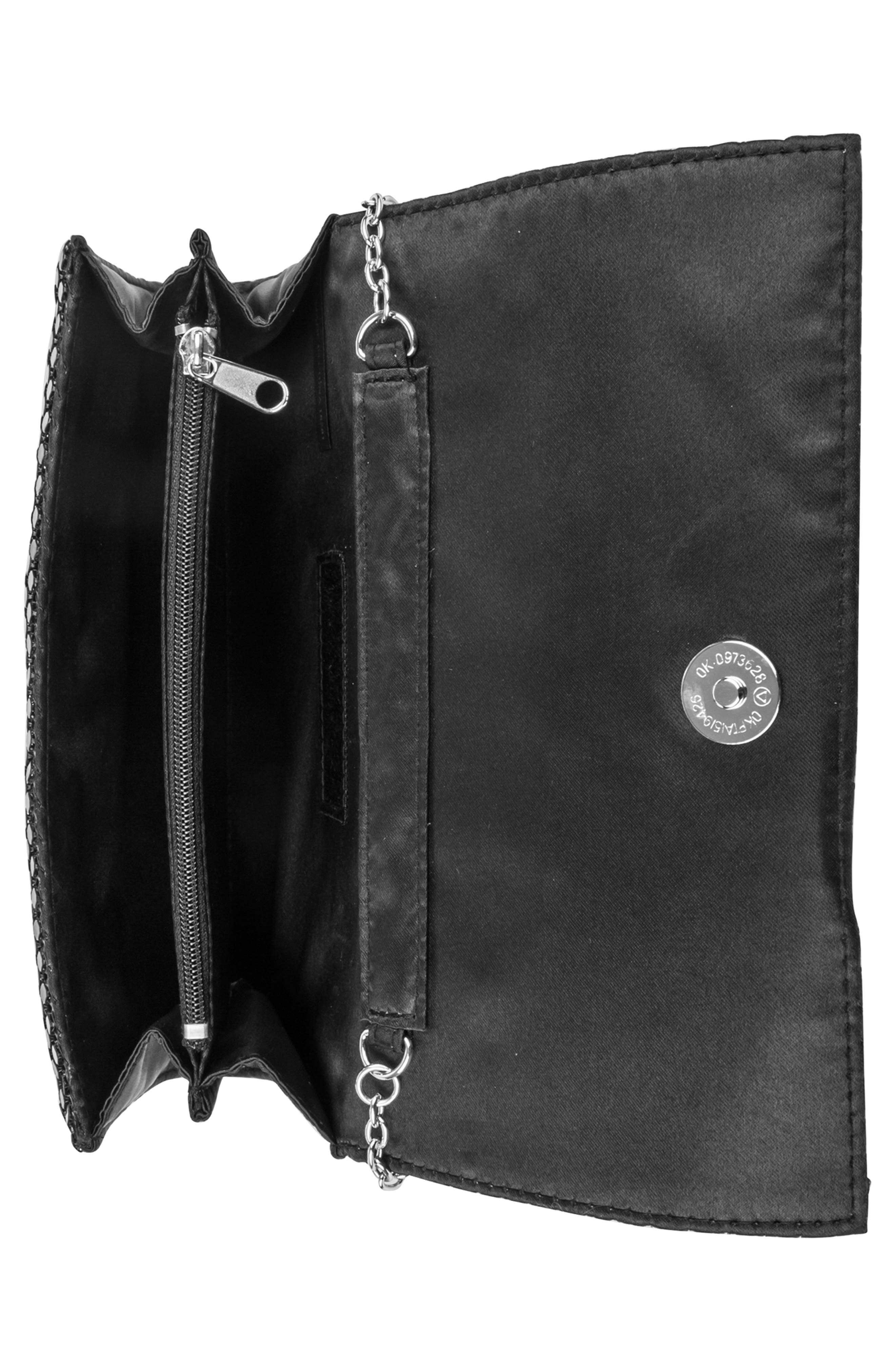 Jessica McClintock Mesh Clutch, Alternate, color, 