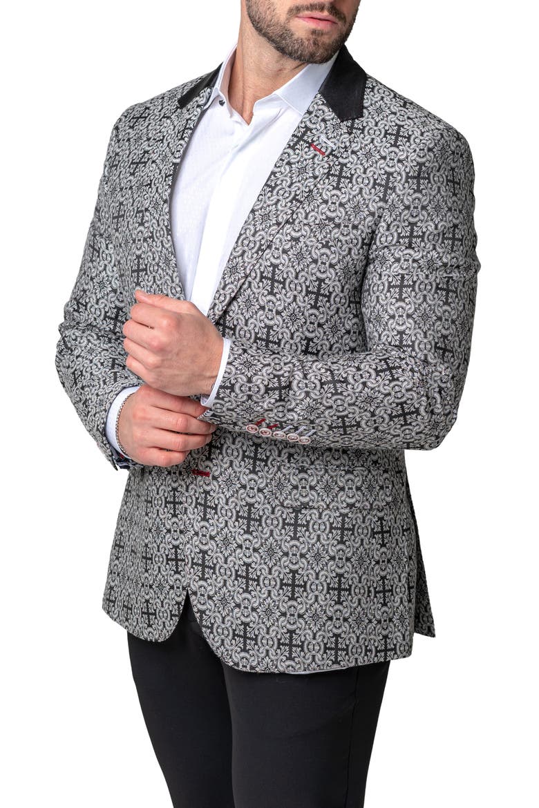 Socrate Evo Luca Sport Coat, Alternate, color, WHITE