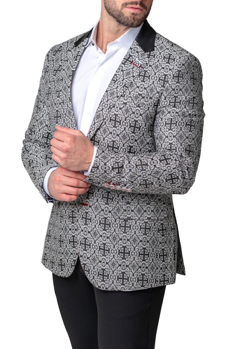 Maceoo Socrate Evo Luca Sport Coat, Alternate, color, White