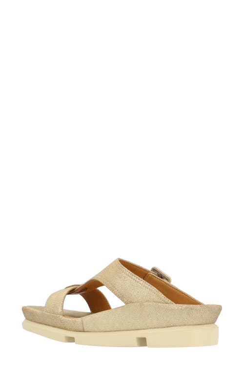 L'amour Des Pieds Verick Sandal In Gold