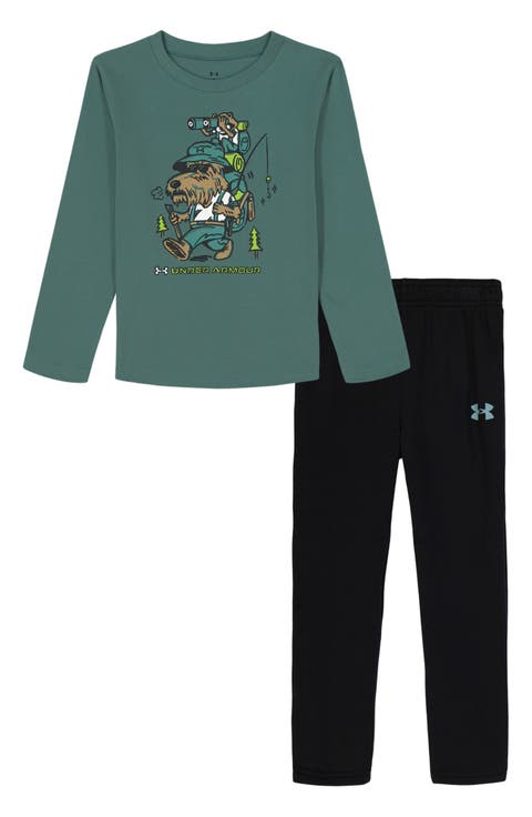 Kids' Dog Hiker Long Sleeve Shirt & Sweatpants (Toddler & Little Kid)