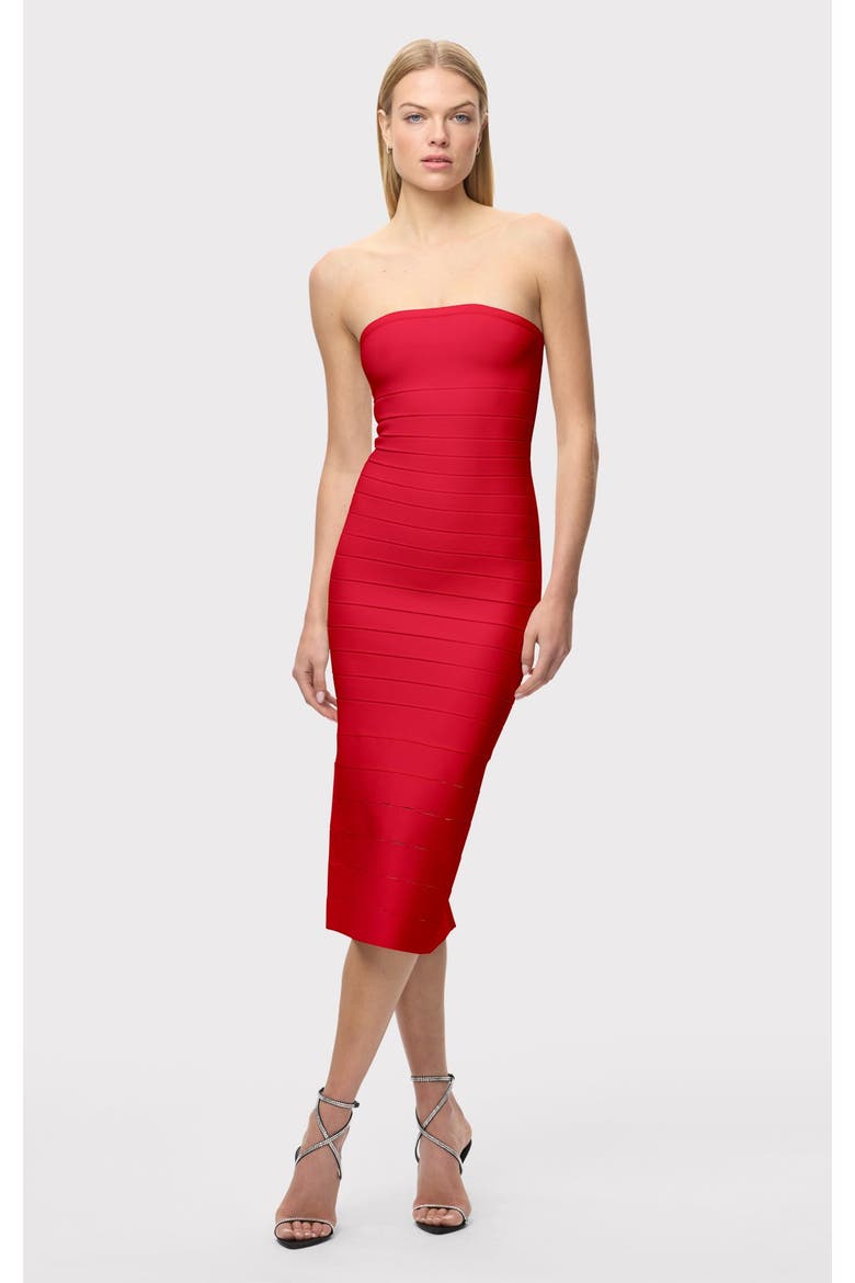 The Cassidy Dress, Alternate, color, CHILI