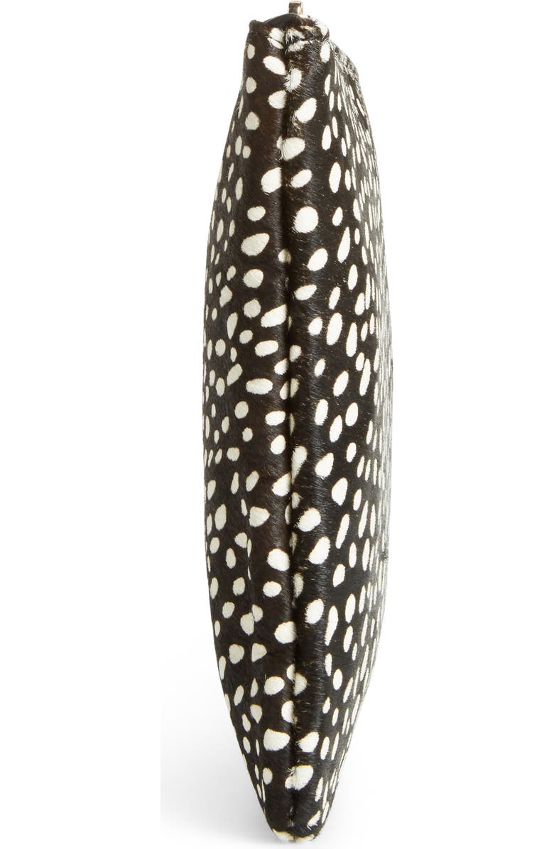 Sole Society 'Dolce' Genuine Calf Hair Clutch, Alternate, color,