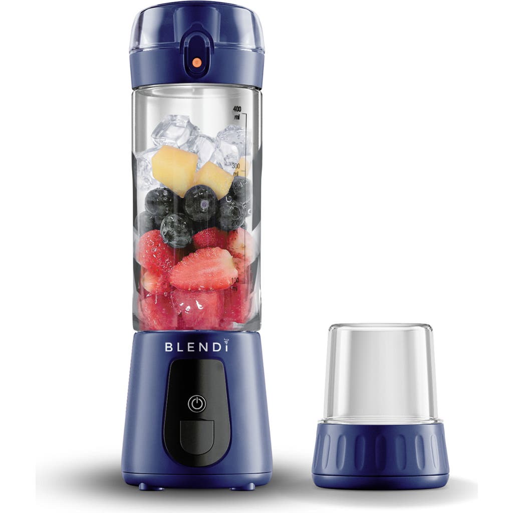 Blendi Pro Plus Premium Cordless Portable 17.5oz Rechargeable Blender In Navy