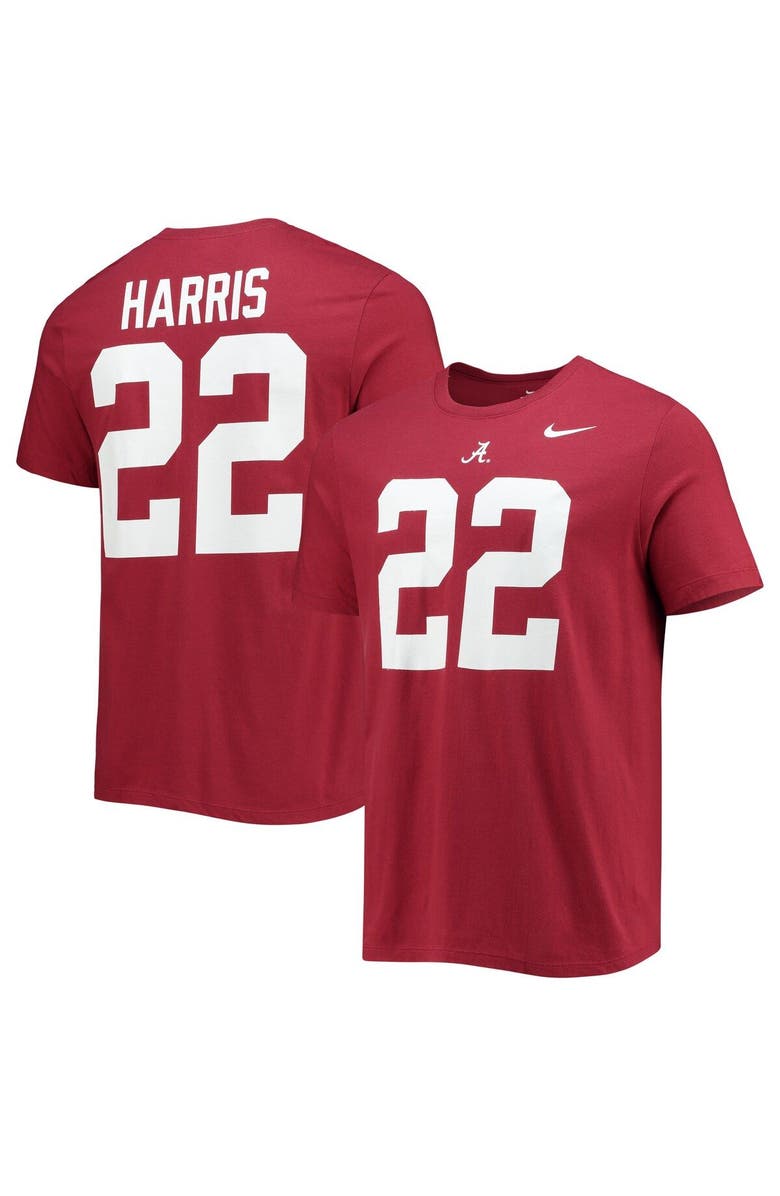 Nike Men's Nike Najee Harris Crimson Alabama Crimson Tide Alumni Name & Number Team T-Shirt, Main, color, 