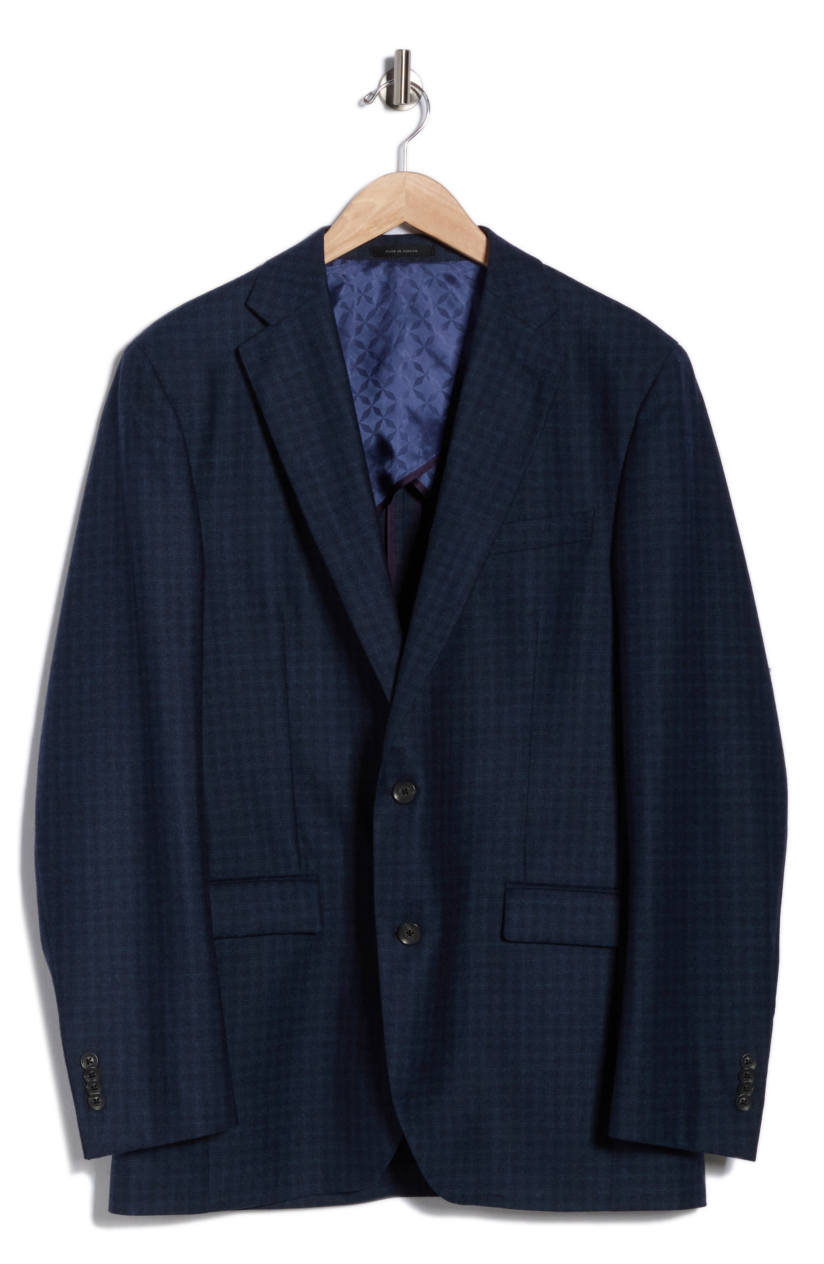 Jack Victor Elex Plaid Wool & Cashmere Blend Sport Coat