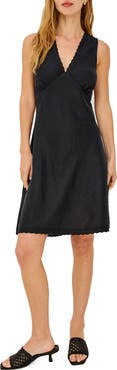 Rails Bex Embroidered Detail Linen Dress