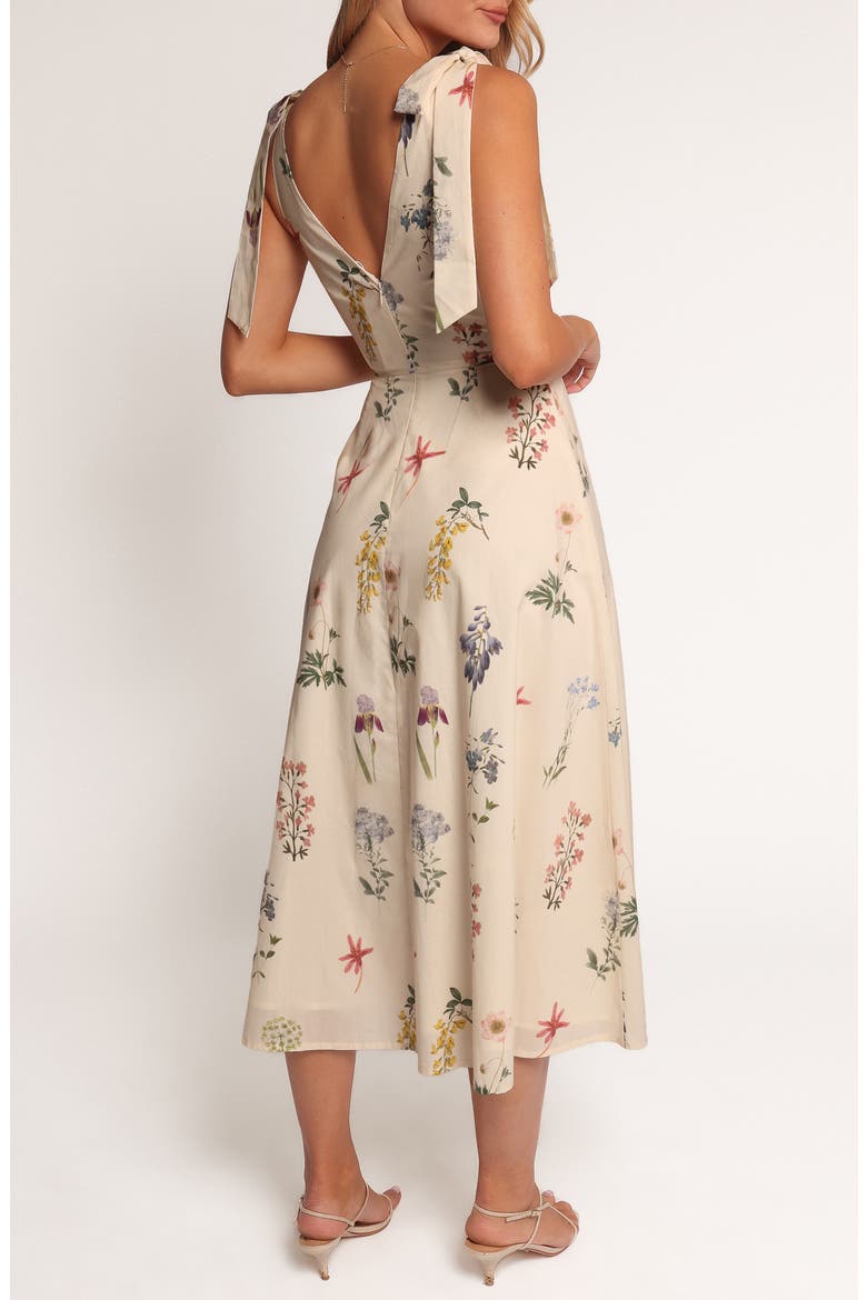 Galadriel Tie Shoulder Sundress, Alternate, color, CREAM