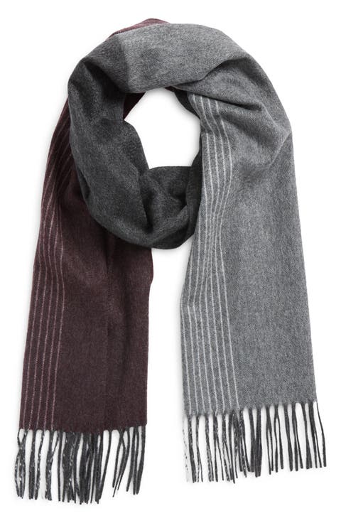Tri-Color Cashmere Scarf