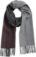 Andrew Stewart Tri-Color Cashmere Scarf