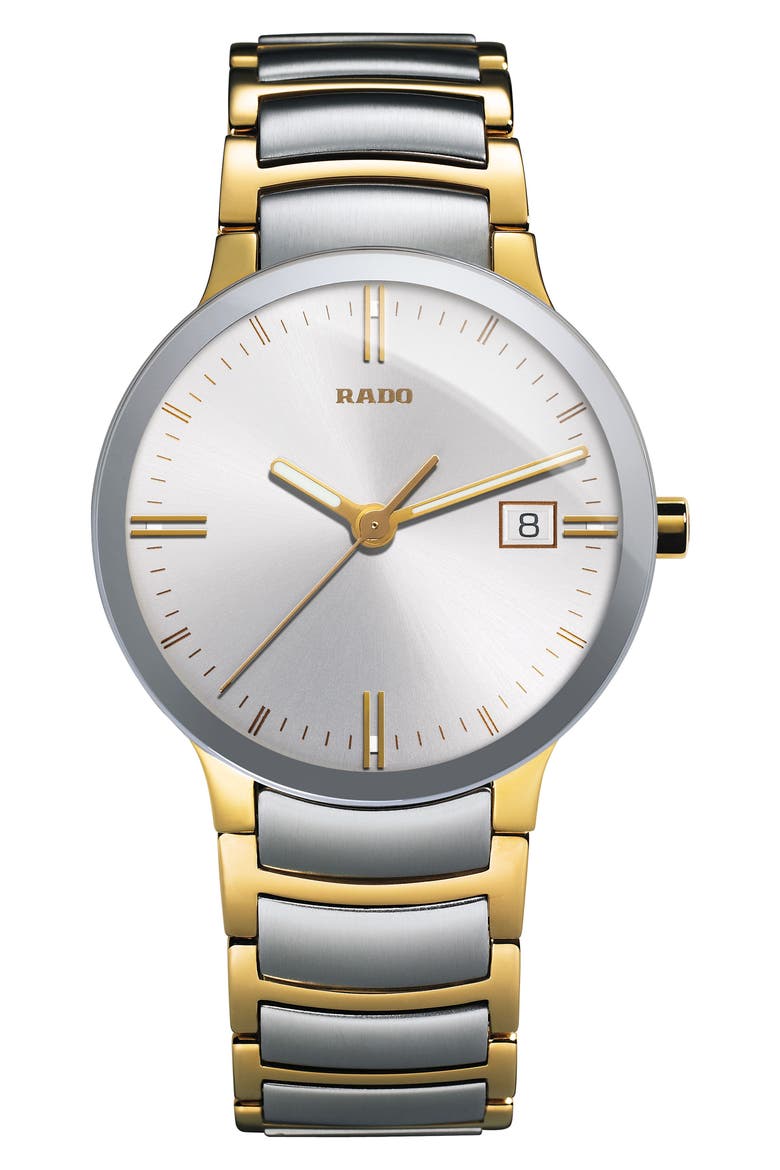 Centrix Bracelet Watch, 38mm, Main, color, SILVER/ GOLD