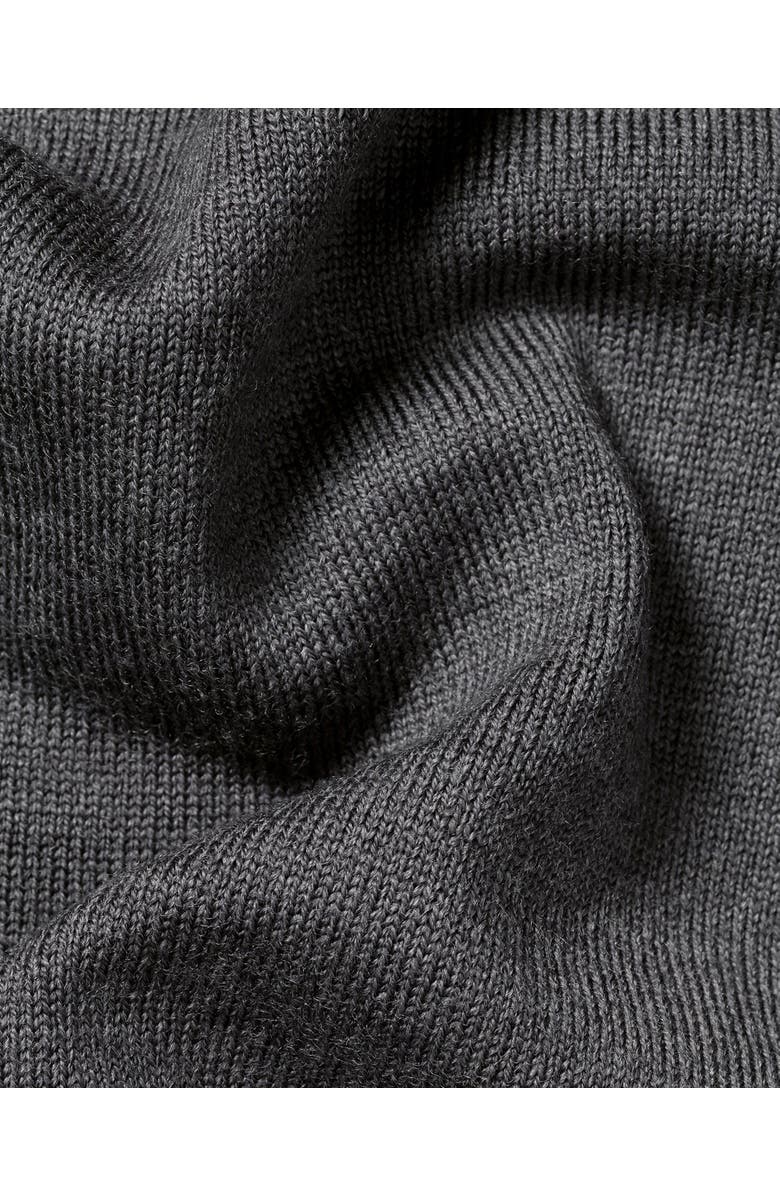 Charles Tyrwhitt Pure Merino Roll Neck Sweater, Alternate, color, Gray