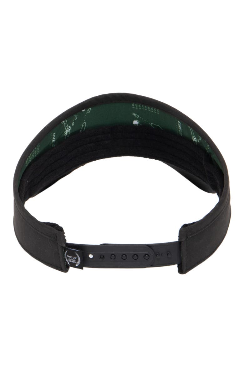 Golf Snapback Visor, Alternate, color, BLACK