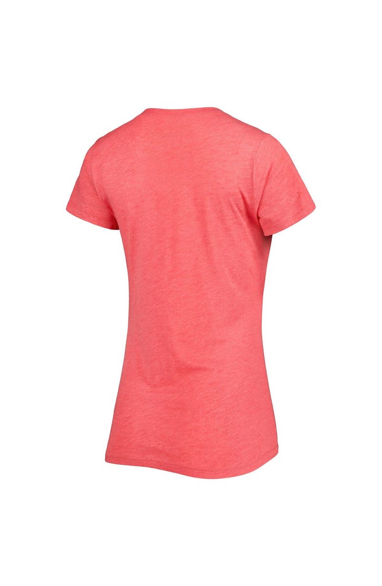 HOMEFIELD Women's Homefield Scarlet Nebraska Huskers Vintage National Champions Tri-Blend T-Shirt, Alternate, color, Scarlet