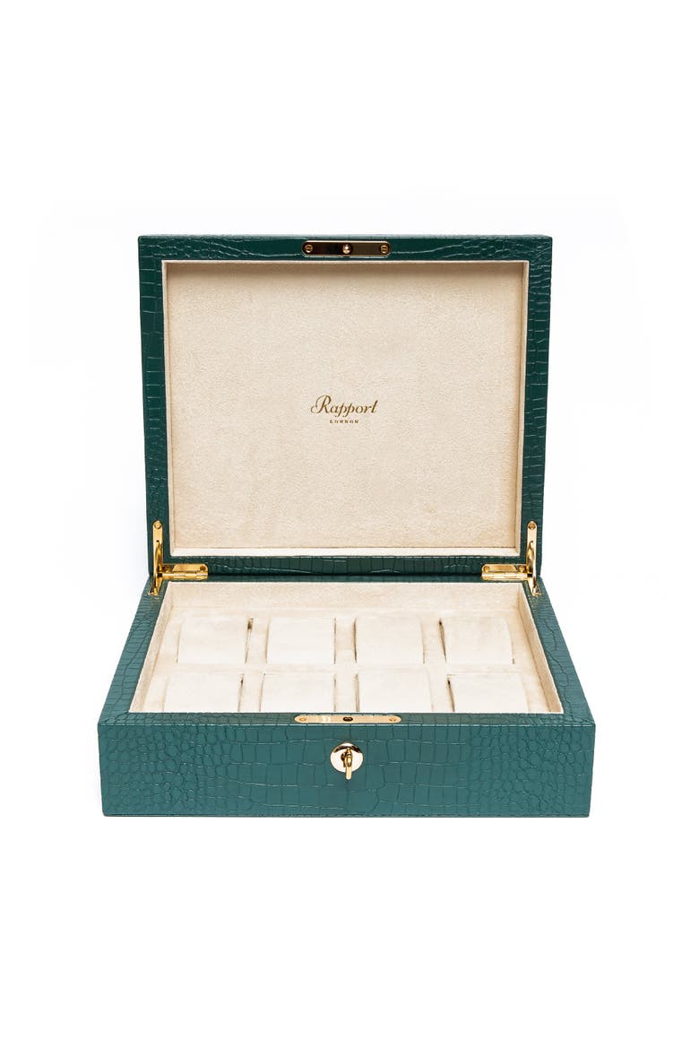 BROMPTON EIGHT WATCH BOX, Main, color, Green