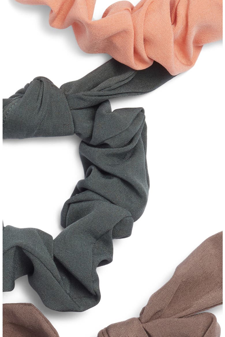 3-Pack Scrunchies, Alternate, color, GREY URBAN