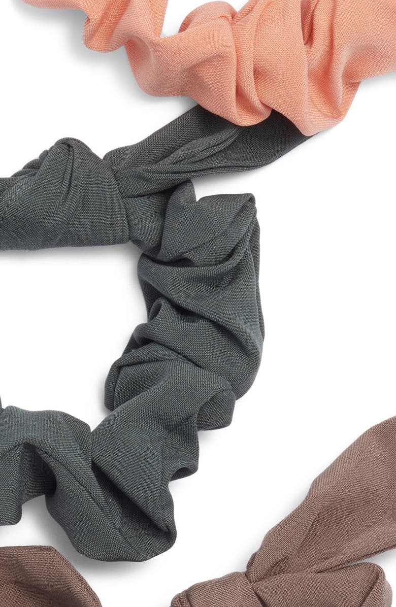 Zella 3-Pack Scrunchies, Alternate, color, 