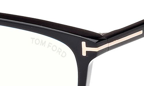 Tom Ford Logo Flat Mirror In Black Eco/t Logo