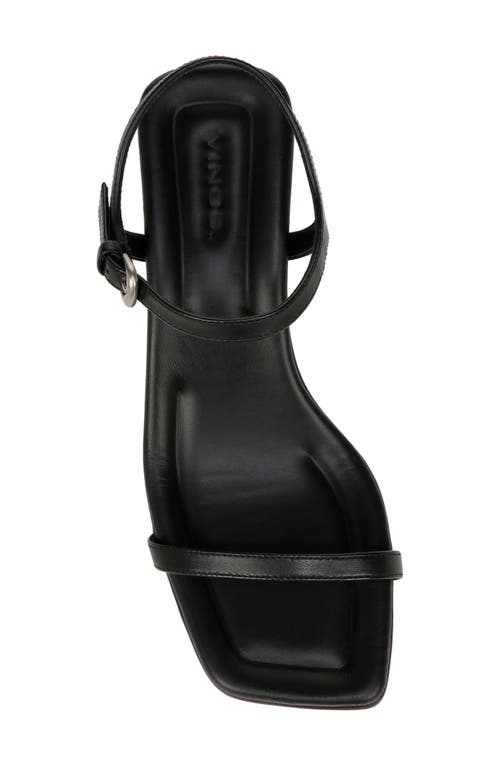 Vince Coco Ankle Strap Sandal In Black