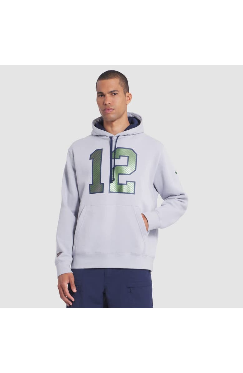 Nike Men's Nike Wolf Gray Seattle Seahawks 2025 Rivalries Collection Club Hoodie, Main, color, Gray