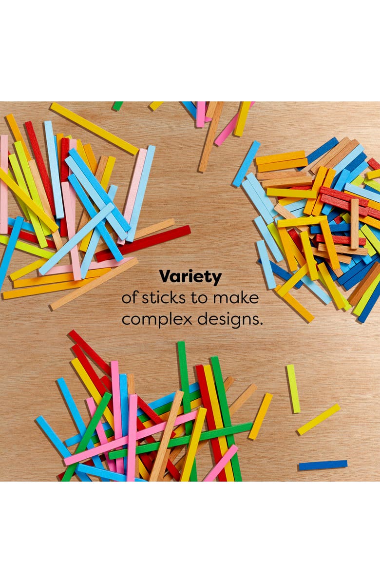 HABA Stabix Wooden Arranging and Matching Game Montessori Toy, Alternate, color, Multi