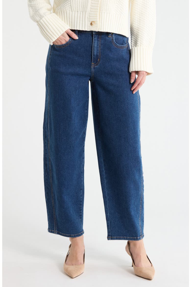 Barrel Leg Jeans, Main, color, RINSE