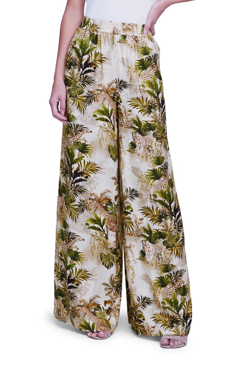 L'AGENCE Lilian Wide Leg Pants, Main, color, 