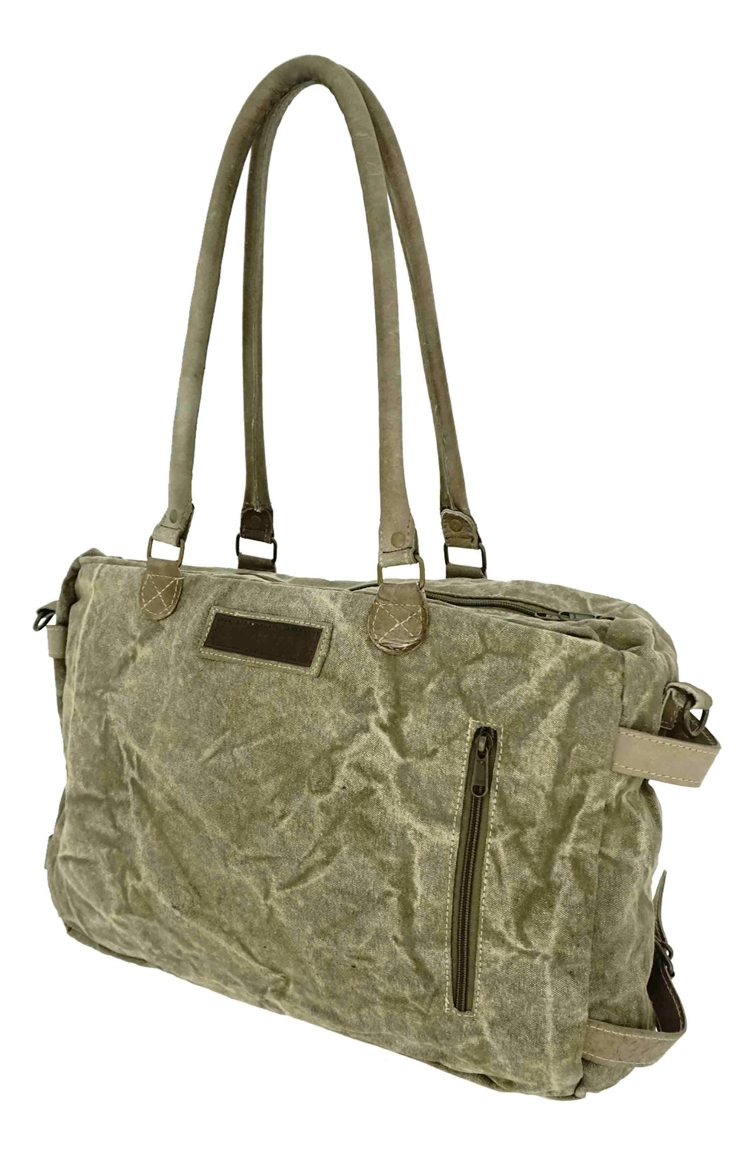 VINTAGE ADDICTION Recycled Canvas Messenger Bag (Women) | Nordstromrack