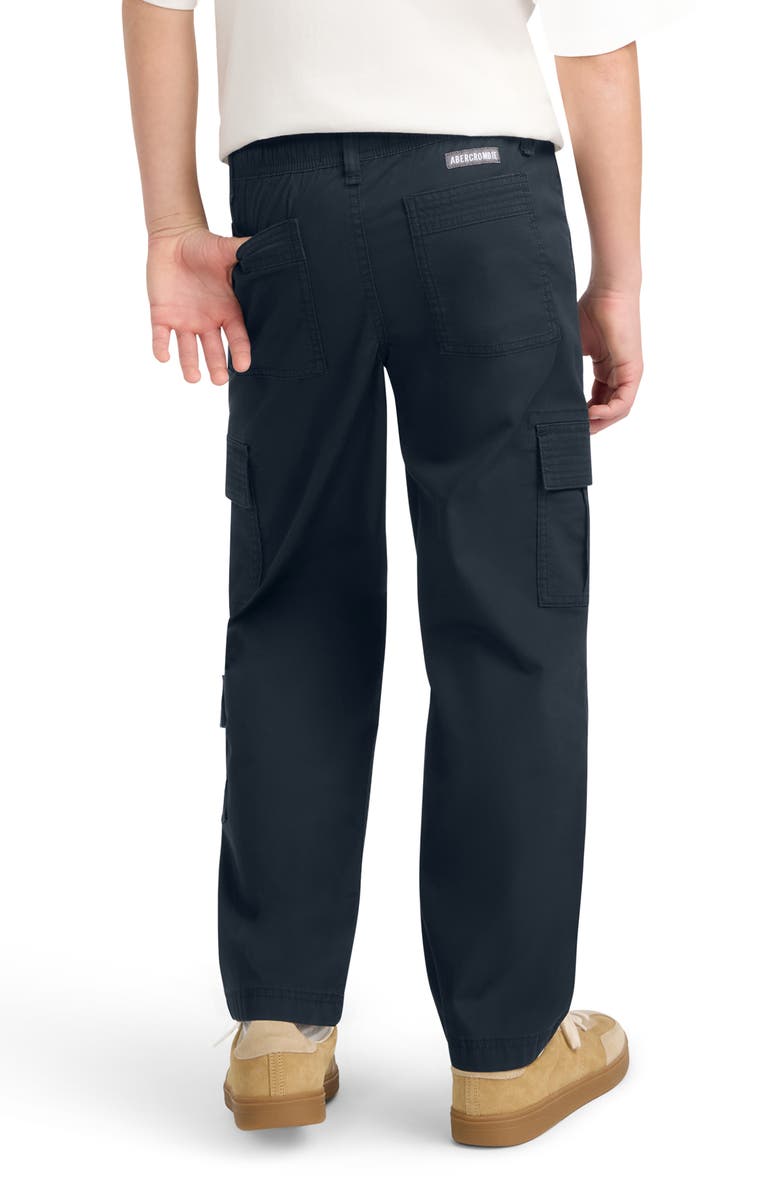 abercrombie kids Kids' Baggy Cargo Pants, Alternate, color, Anthracite