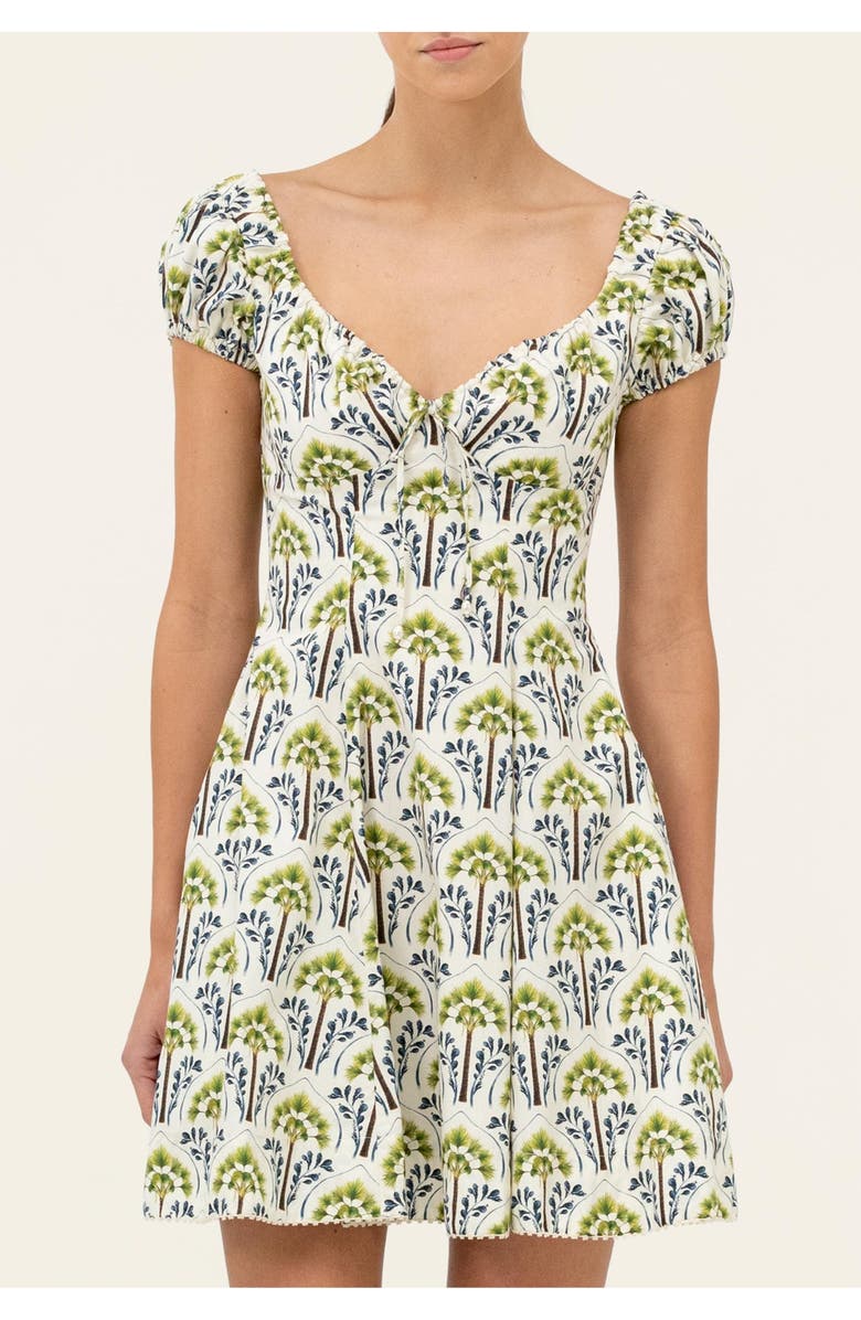 Agua by Agua Bendita Mati Moriche Mini Dress, Alternate, color, Multi