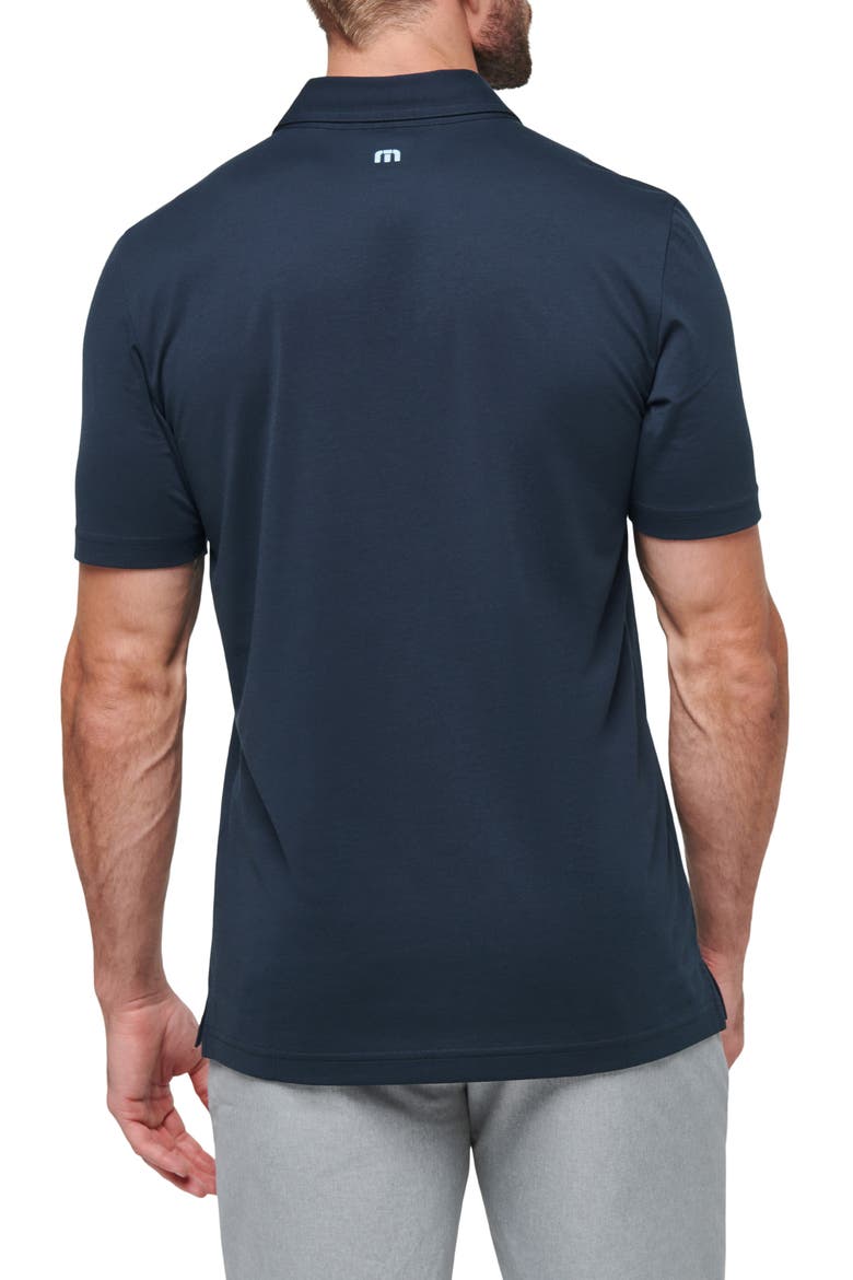 State of the Art Stripe Piqué Golf Polo, Alternate, color, TOTAL ECLIPSE