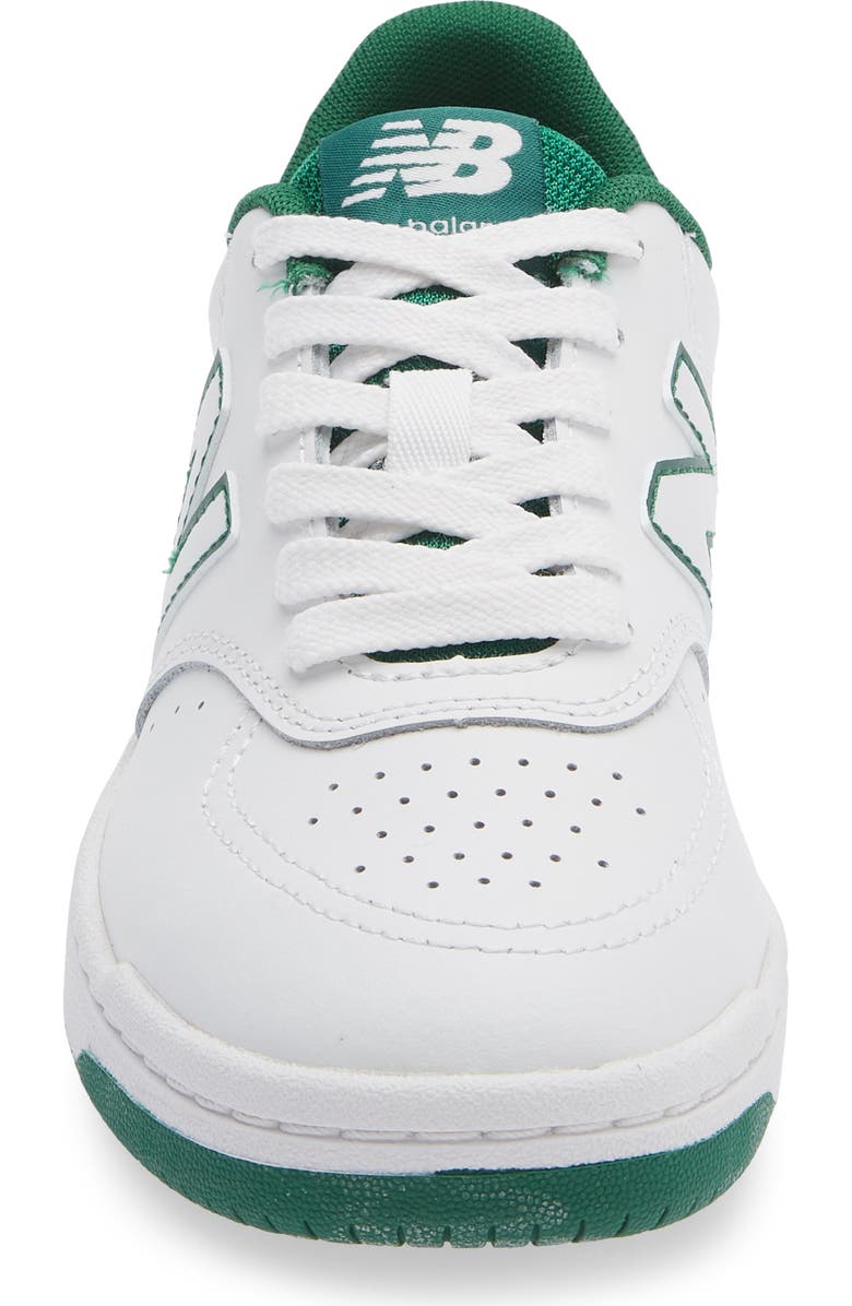 New Balance Kids' 80 Basketball Sneaker, Alternate, color, White/ Classic Pine