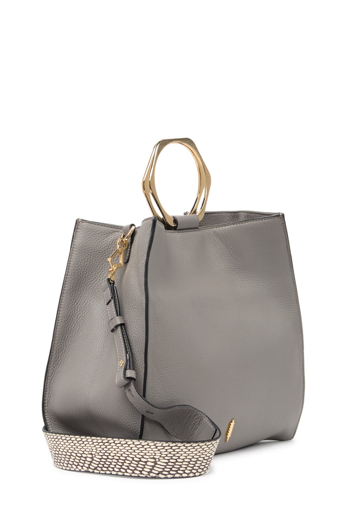 Thacker Hexa Snake-Embossed Leather Shoulder Bag (Women) | Nordstromrack