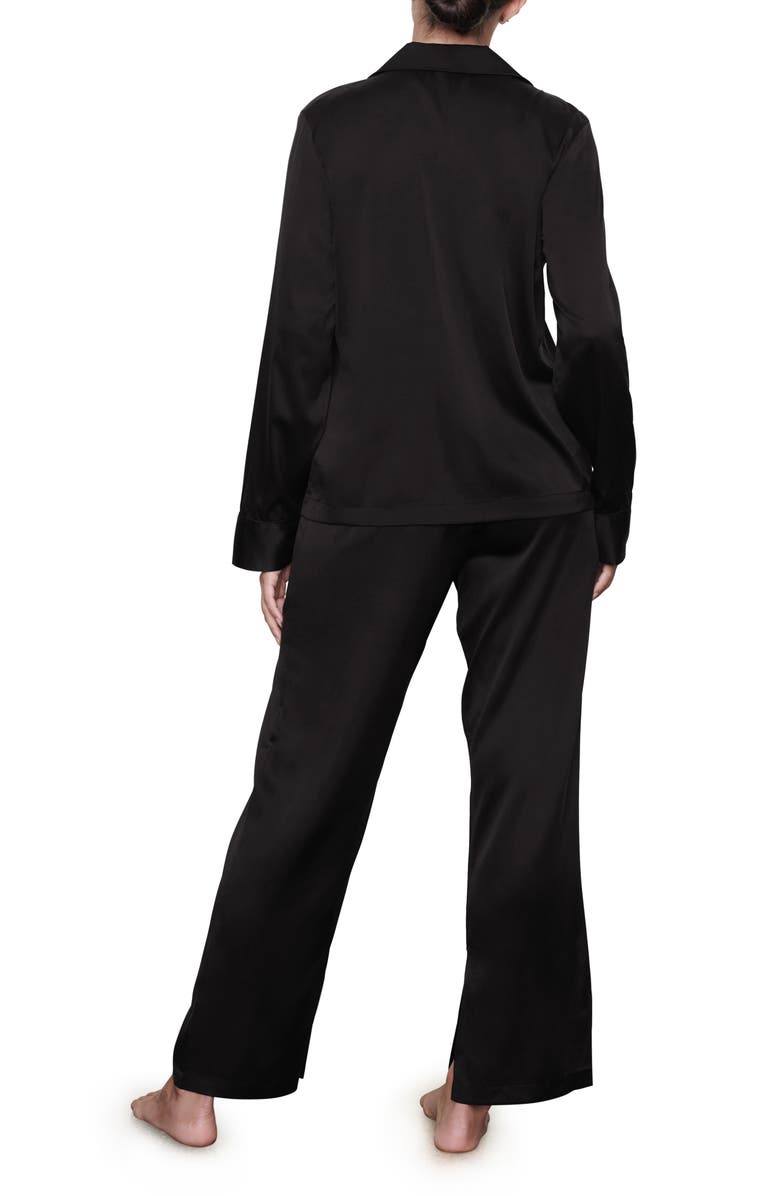 SKIMS Stretch Silk Pajama Pants, Alternate, color,