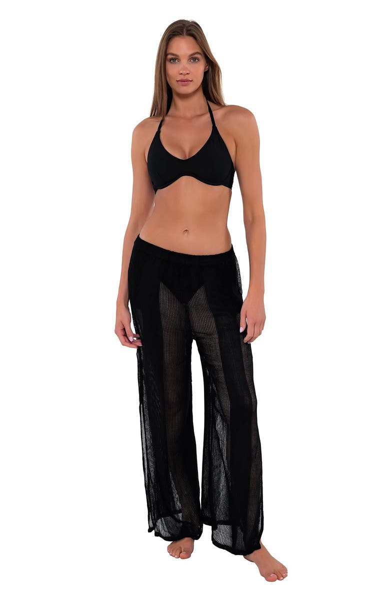 Sunsets Breezy Beach Cover-up Pant, Main, color, 