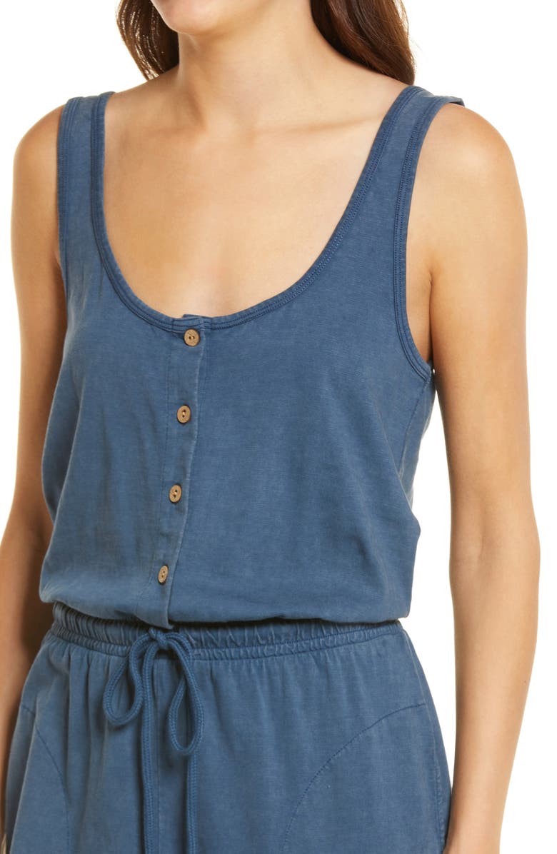 Faherty Terra Organic Cotton Jumpsuit, Alternate, color,