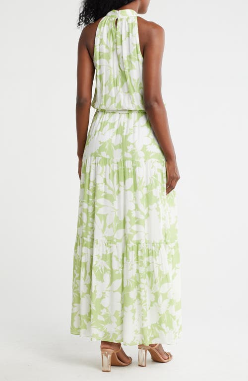 Julia Jordan Blouson Maxi Dress